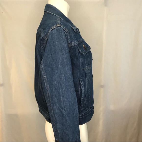 Vintage Dakota blue mid wash denim jean jacket size small - Picture 3 of 15